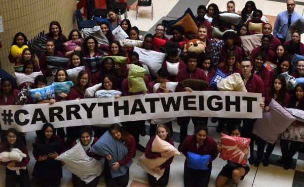 Thousands Carry Mattresses in Public Protests